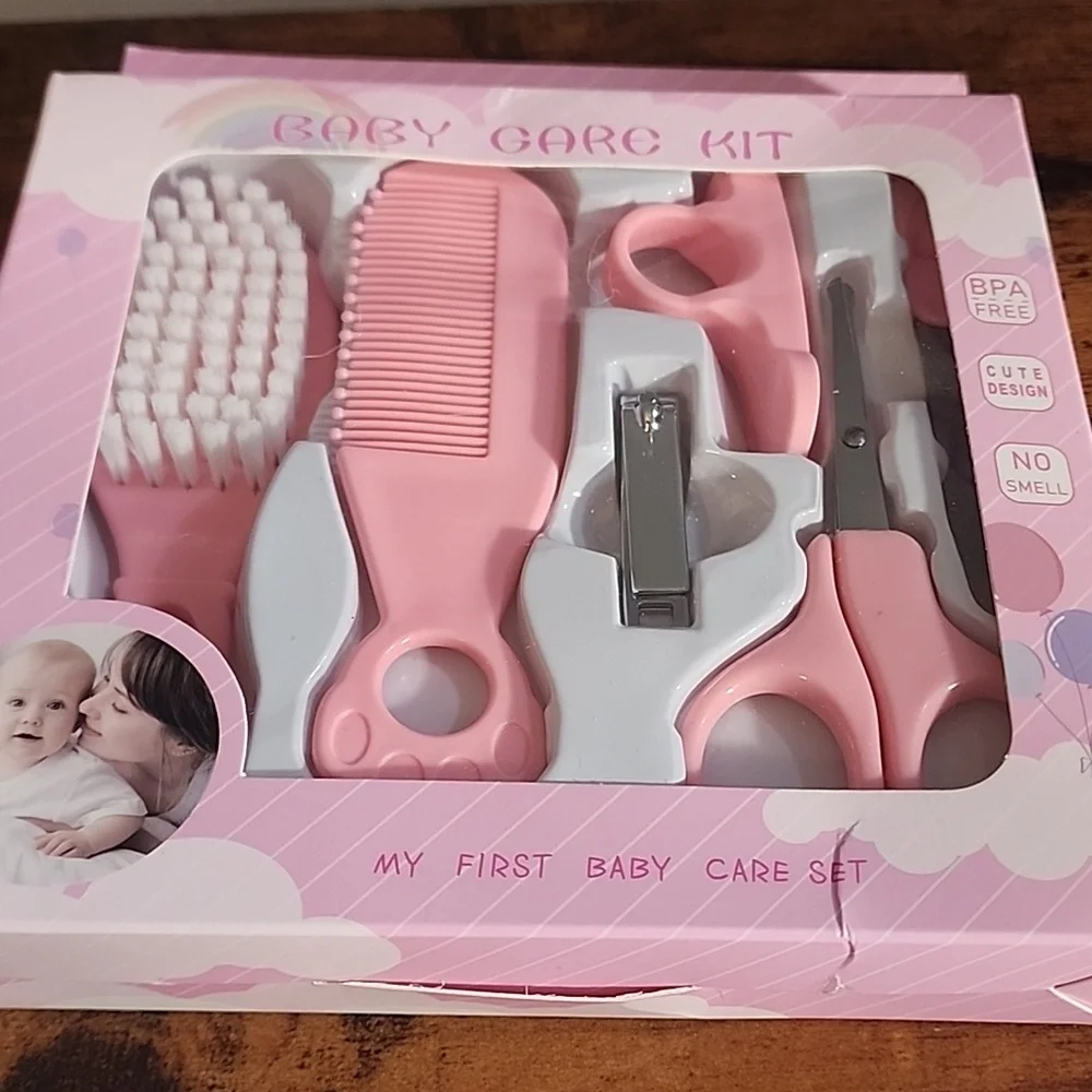 Pink Baby Care Kit 6 Pcs